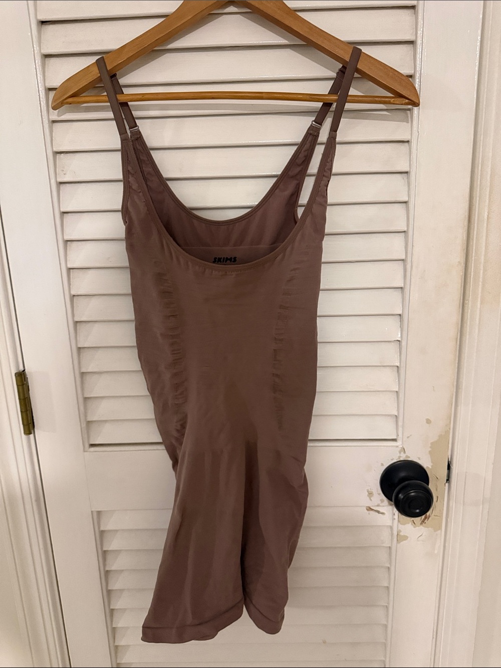 SKIMS Scoop Short Bodysuit in Mauve size LXL preowned